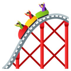 How emoji roller coaster displayed on Joypixels