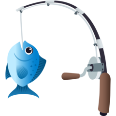 How emoji fishing pole displayed on Joypixels