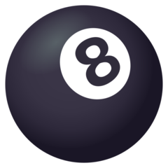 How emoji pool 8 ball displayed on Joypixels