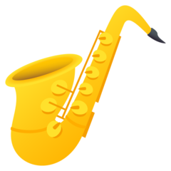 How emoji saxophone displayed on Joypixels