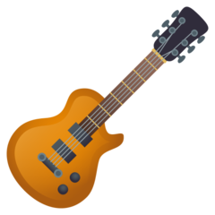 How emoji guitar displayed on Joypixels