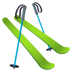 How emoji skis displayed on Joypixels