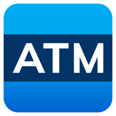 How emoji ATM sign displayed on Joypixels