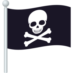 How emoji pirate flag displayed on Joypixels