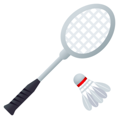 How emoji badminton displayed on Joypixels