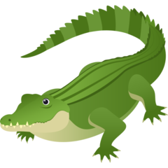 How emoji crocodile displayed on Joypixels