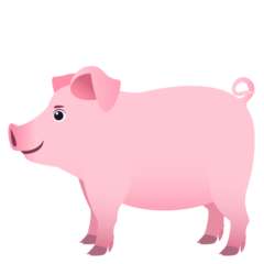 How emoji pig displayed on Joypixels