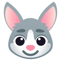 How emoji rabbit face displayed on Joypixels