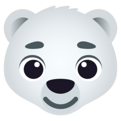 How emoji polar bear displayed on Joypixels