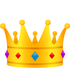 How emoji crown displayed on Joypixels