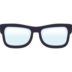 How emoji glasses displayed on Joypixels