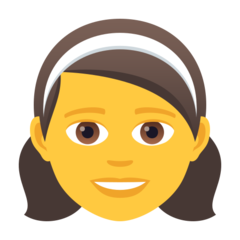 How emoji girl displayed on Joypixels