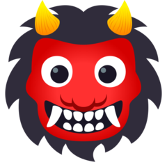 How emoji ogre displayed on Joypixels