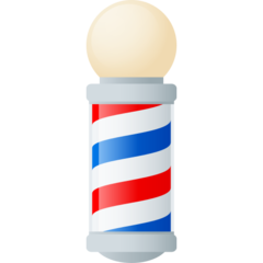 How emoji barber pole displayed on Joypixels