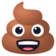 How emoji pile of poo displayed on Joypixels