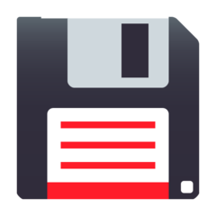 How emoji floppy disk displayed on Joypixels