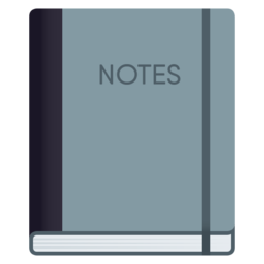 How emoji notebook displayed on Joypixels