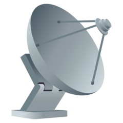 How emoji satellite antenna displayed on Joypixels