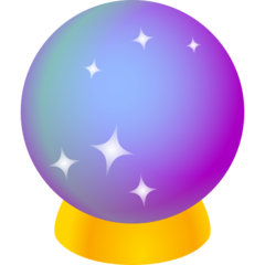 How emoji crystal ball displayed on Joypixels