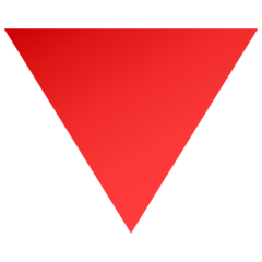 How emoji red triangle pointed down displayed on Joypixels