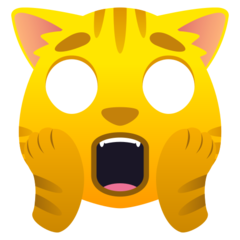 How emoji weary cat displayed on Joypixels