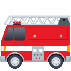 How emoji fire engine displayed on Joypixels