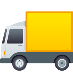 How emoji delivery truck displayed on Joypixels