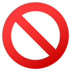 How emoji prohibited displayed on Joypixels