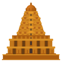 How emoji hindu temple displayed on Joypixels