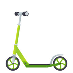 How emoji kick scooter displayed on Joypixels