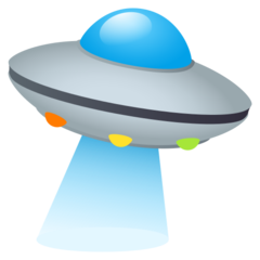 How emoji flying saucer displayed on Joypixels