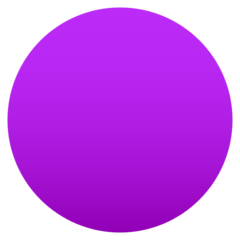 How emoji purple circle displayed on Joypixels