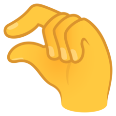 How emoji pinching hand displayed on Joypixels