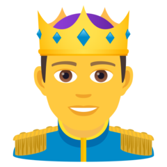 How emoji prince displayed on Joypixels