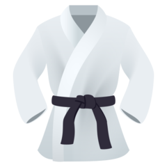 How emoji martial arts uniform displayed on Joypixels