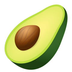 How emoji avocado displayed on Joypixels