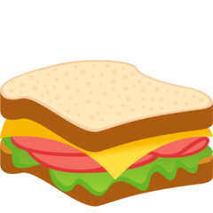 How emoji sandwich displayed on Joypixels