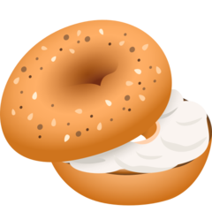 How emoji bagel displayed on Joypixels