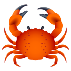 How emoji crab displayed on Joypixels