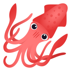 How emoji squid displayed on Joypixels