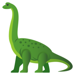 How emoji sauropod displayed on Joypixels