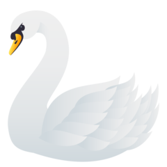 How emoji swan displayed on Joypixels