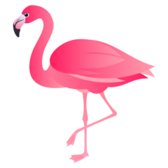 How emoji flamingo displayed on Joypixels