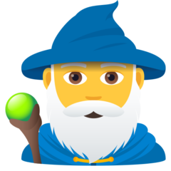 How emoji man mage displayed on Joypixels