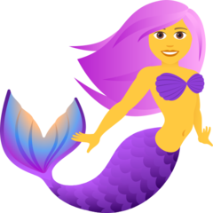 How emoji mermaid displayed on Joypixels