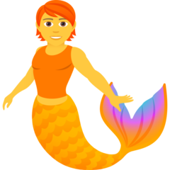 How emoji merperson displayed on Joypixels