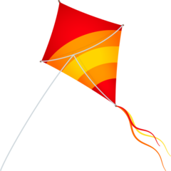 How emoji kite displayed on Joypixels