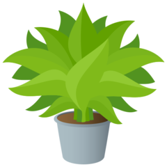 How emoji potted plant displayed on Joypixels