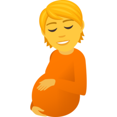 How emoji pregnant person displayed on Joypixels