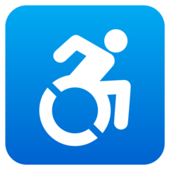 How emoji wheelchair symbol displayed on Joypixels